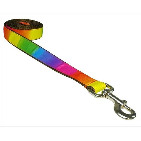 Sassy Dog Wear Sassy Dog Wear RAINBOW2-L 4 ft. Dog Leash; Rainbow - Small RAINBOW2-L